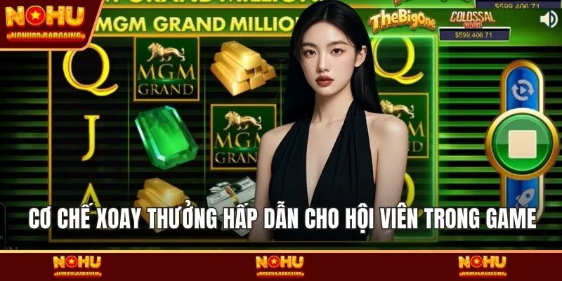 Cơ chế xoay thưởng hấp dẫn cho hội viên trong game